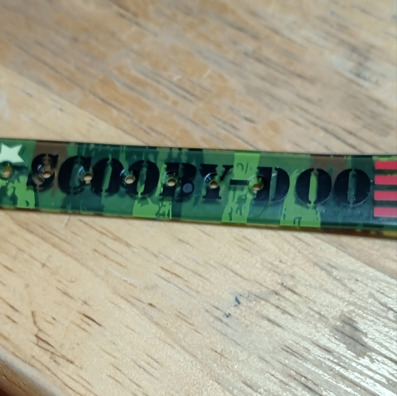 X Armitron Scooby Doo Green camouflage watch 3 (stars) hand movement jelly - Picture 7 of 9